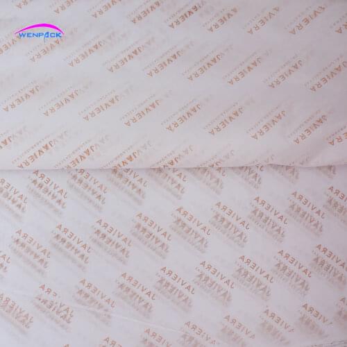 Custom printed logo gift wax paper/ Moisture Proof wrapping paper/customized packaging paper