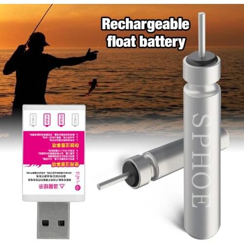 Portable Fishing Float Rechargeable Battery CR425 USB Charger For Electronic Floats Batteries Night Fishing Accessories Tackles