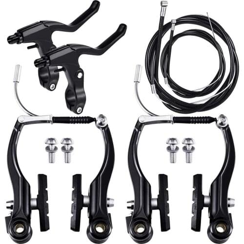Durable Riding Cycling Accessories Set Complete MTB Alloy Bicycle Mountain Bike Brake Set And And Cable Set Brake Sensitivity