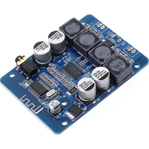 Stereo HiFi Audio Board 2*30W DC12V 24V Bluetooth-compatible Digital Power Amplifier Board 2 Channels Speaker Modified Board