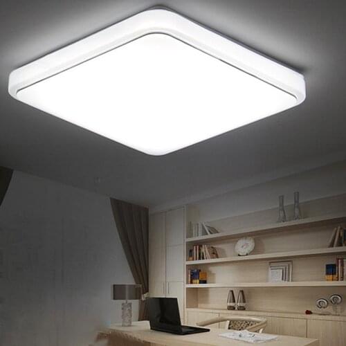 24W Bright Square LED Ceiling Down Light Panel Wall Kitchen Bathroom Lamp White Home Lamp Ceiling Panel Square Light