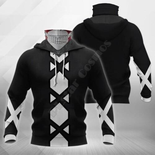 Ichigo 3D Printed Hoodies Harajuku Fashion Sweatshirt Women Men Casual Pullover Hoodie Mask Warm Drop Shipping