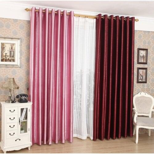 Daylight Curtains Embossed Blackout Curtains Finished Balcony Rental Room Office Warehouse Sunshade Curtain Cloth
