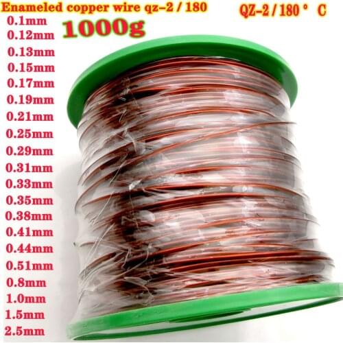 1kg/roll of enamelled copper wire Qz-2/180high temperature resistant180red copper wire Electromagnetic wire