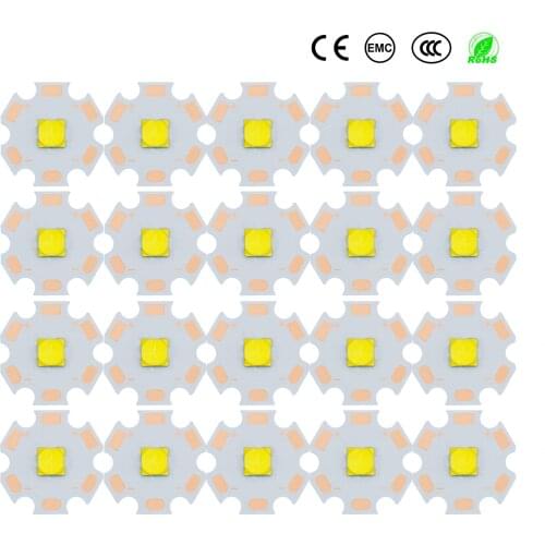 20pcs 18W 100% CREE Original 165lm/w XHP50.2 High Power LED 6V 3A LED For Flashlight Lamp Bead White 6500K With 20mm Copper PCB