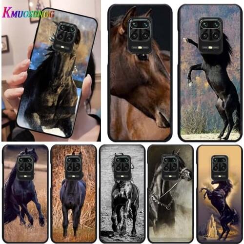 Anime Horse Animal for Redmi K30i K30 9T K30T K30S K20 10X 9i 9AT 9A 9C 9 5G 4G Pro Ultra Prime Black Phone Case