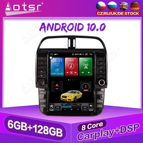 6+128G Tesla Style For Jaguar XE XF XEL F-Pace Android Car Radio Car GPS Navigation Auto Stereo Multimedia Player Video Carplay