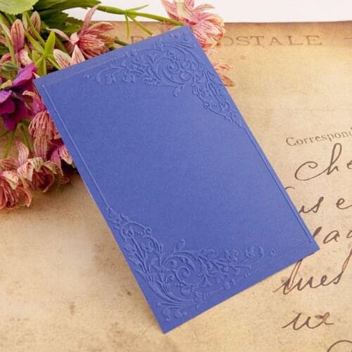 Flowers Corner Plastic Embossing Folder Template DIY Scrapbook Photo Album Card R7RC