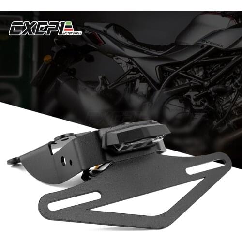License Plate Holder For SUZUKI SV650 2017-2020 SV650X 2018-2020 Motorcycle Tail Tidy Fender Eliminator Registration Plate LED