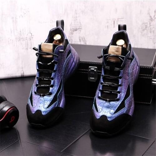 European Men Casual Skateboard Shoes Hip-Hop Designer Luxury Sneakers Trainers Height Increasing High Tops Fur Ankle Boots