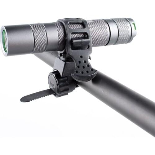 Hot Portable Cycling Bike Bicycle Light Lamp Stand Holder Rotation Grip LED Flashlight Touch Clamp Clip Mount Holder