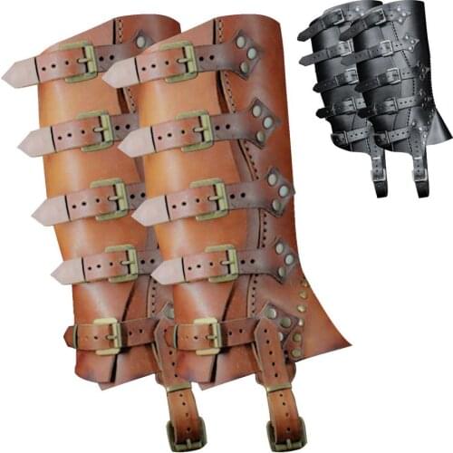 Medieval Leggings Shoe Cover Durable action leather Wrap Shoe Covers for Retro Clothing Suitable for role playing Christmas Gift