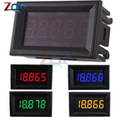 Mini 5 Bits 0.36" LED Display Voltmeter DC 3.5-30V Voltage Detector Panel Meter 3Pin Wire High Accuracy 0-33V for Car Motorcycle