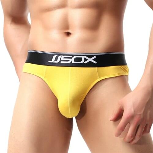 Men Briefs Sexy Underwear Low Waist Width Underpants Men Briefs Modal Fabrics Cozy Men Bikini Briefs Underpants High Quality