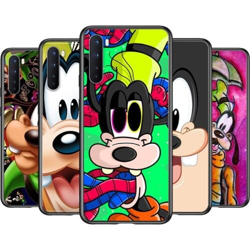 Soft TPU Disney cute goofy Silicone Cover For OnePlus Nord CE 2 N100 N10 9 9R 8T 8 7T 7 6T 6 5T Pro Black Phone Case