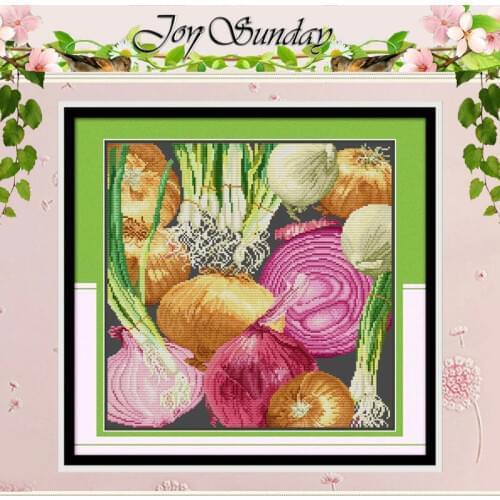 Onion Patterns Counted Cross Stitch 11CT printed 14CT Cross Stitch Set Wholesale Chinese Cross-stitch Kits Embroidery Needlework