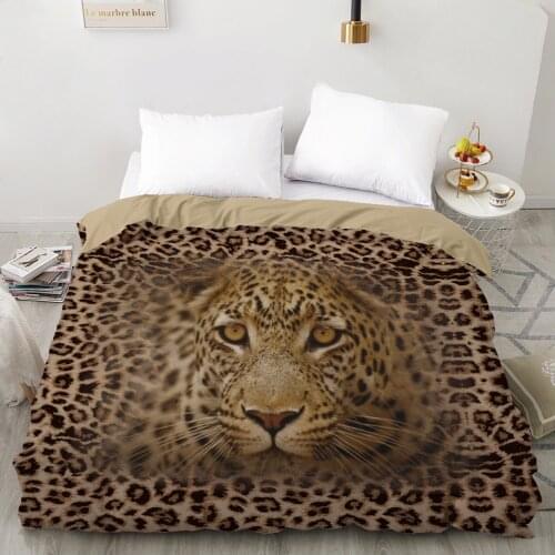 3D Duvet cover Quilt/Blanket/Comfortable Case Luxury Bedding 135 140x200 150x200 220x240 200x220 for Home animal texture