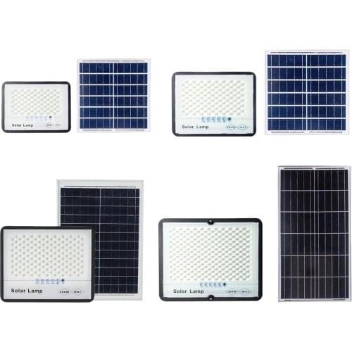 LED Solar Panel Light Outdoor Garden Wall Fence Gutter Yard Lamp Remote Control