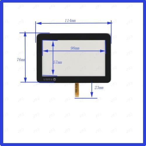 ZhiYuSun KDT-4031 POST 114*76mm 4-wire resistive touch panel for Car DVD GPS Navigator screen
