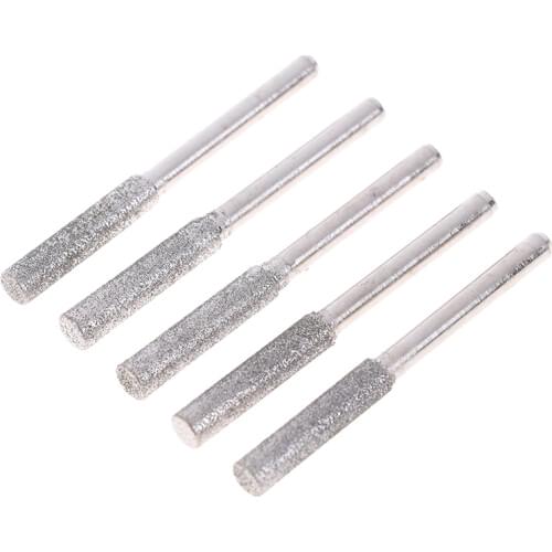 5Pcs/Set Chainsaw Sharpening Grinding Stone Bits Power Tool Parts Replacement