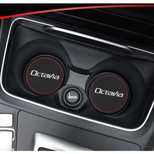 1pcs Vehicle Water Cup Holder Pad Car Cup Anti Slip for skoda octavia a 5 a 7 2 fabia Kodiaq superb Car Interior Accessories