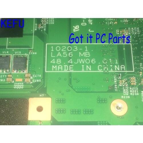 KEFU ,new item, STOCK, LA56 MB 48.4JW06.011 laptop motherboard for Lenovo B560 Notebook PC Video chip GT310M