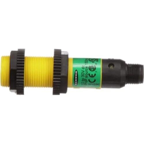 S18SP6DLQ Sensor, Photoelectric, Diffuse, 300mm Range, 10-30VDC, PNP, EZ-BEAM S18 Series 31176