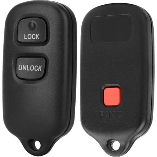 Car Key Shell for TOYOTA RAV Cruiser 4Runner Camry Celica Echo Highlander 2+1 Button Keyless Remote Key Case Replacement Shell