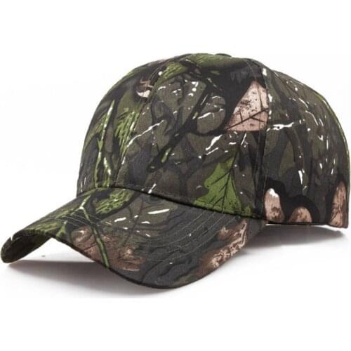 CANZE Hot-selling Military Tactical Cap Training Sunscreen Quick-drying Camouflage Hat Jungle Leaf Camouflage Baseball Cap