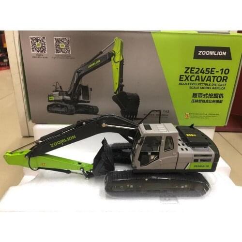 1/43 Scale Zoomlion ZE245E-10 Crawler Excavator Diecast Model Collection Gift