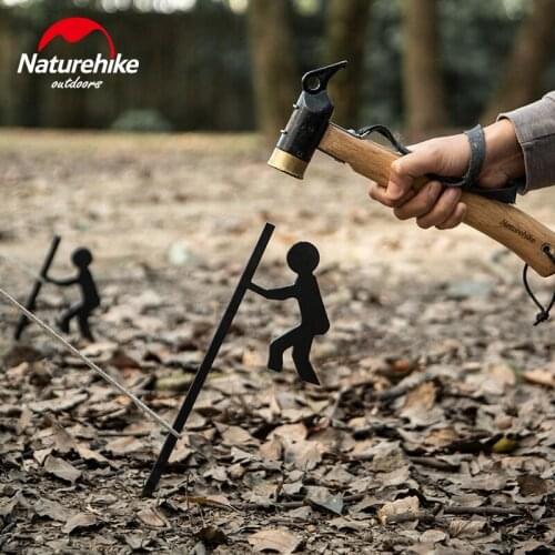 Naturehike Canopy Ground Nails Outdoor Camping Tent Accessories Hiking Equipment Traveling Pegs Windproof Fixed Nails NH20ZP081