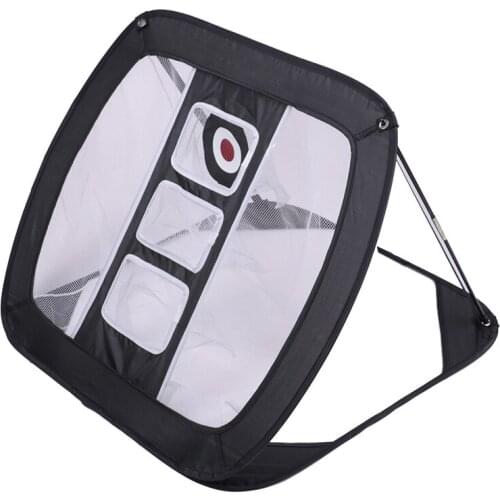 New Nylon Golf Practice Nets Indoor Outdoor Cut Rod Net Square Practice Flat Steel Folding Set Net Auxiliary Training Equipment