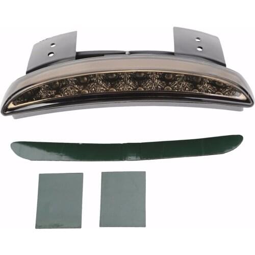 Smoke Chopped Fender LED Turn Signal Tail Light For Harley XL 883 1200 72 48 V X