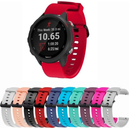 Smart Watch Band For Garmin Forerunner 245 Strap Silicone Bracelet For Garmin Forerunner 245M/Vivoactive3/Vivomove Accessories