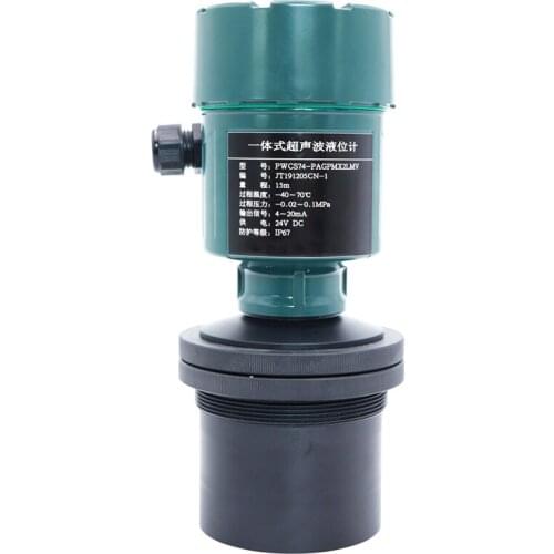 Ultrasonic Water level meter LCD display digital liquid level sensor for water treatment