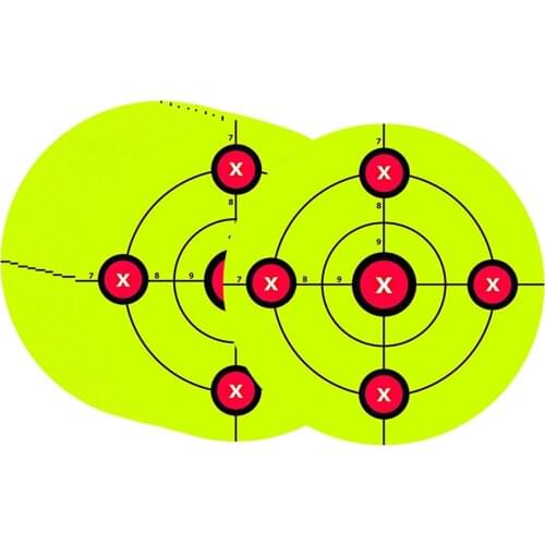 10 Pack 20cm Adhesive Shooting Target Round Sticker for Shooting