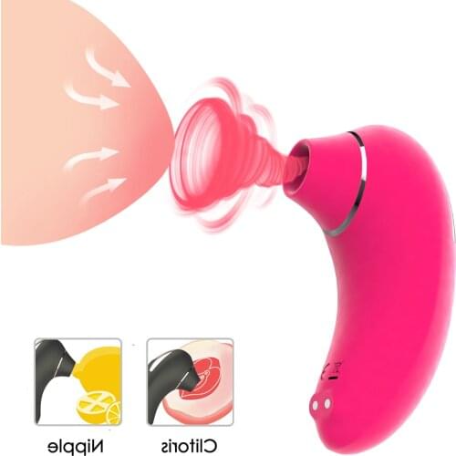USB Charge Sucking Vibrator Clit Sucker Sex Toys for Adults Tongue Vibrating Nipple Vibrators for Women Oral Vagina Stimulator