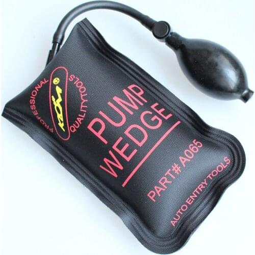 Freeshipping Air Wedge KLOM PUMP WEDGE LOCKSMITH TOOLS Auto Air Wedge Lock Pick set Open Car Door Lock small Black Size 18*12 CM