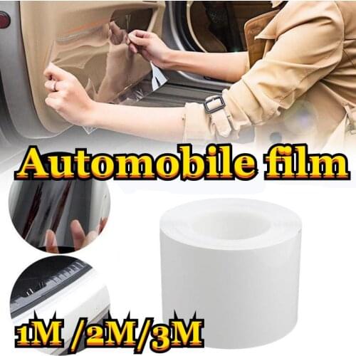 Car Frame Protection Stickers Tape Waterproof 1M /2M/3M Protector Clear Wear Surface Transparent Decoration Film Tools Outdoor