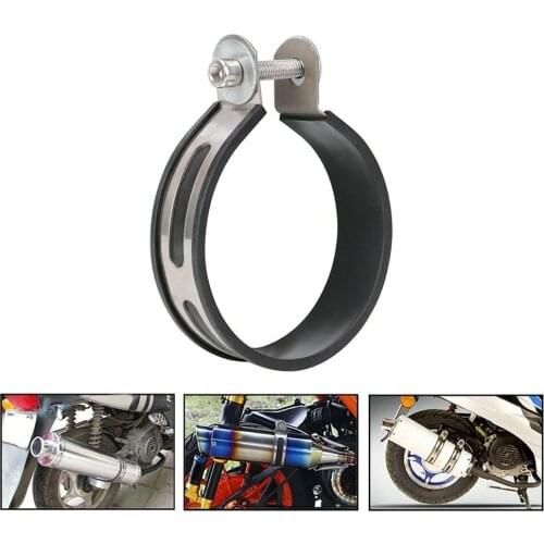 Exhaust Pipe Clamp 10cm Fixing Ring Exhaust Pipe Stainless Steel Hoop Motorcycle Refitted Accessories