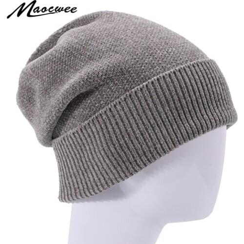 Beanie Winter Hats For Women Men Knitted Soft Slouchy Beanie Hat Chenille Ladies Baggy Outdoor Thick Warm Skullies Beanies Caps
