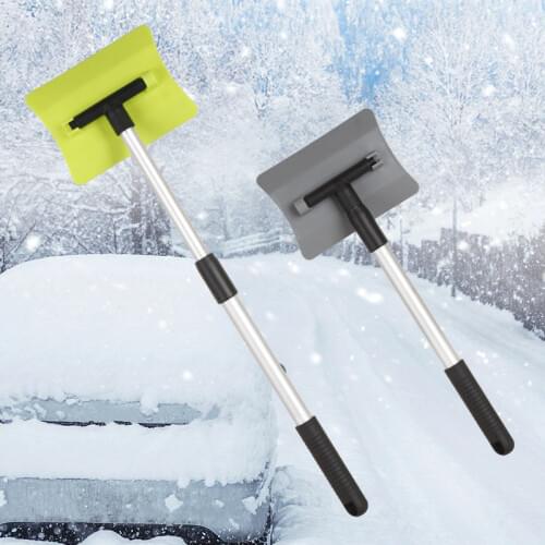 1 Pcs Retractable Car Snow Removal Shovel Non-Slip Handle Automobiles Ice Shovel Auto Snow Remover Cleaning Tools Supplies