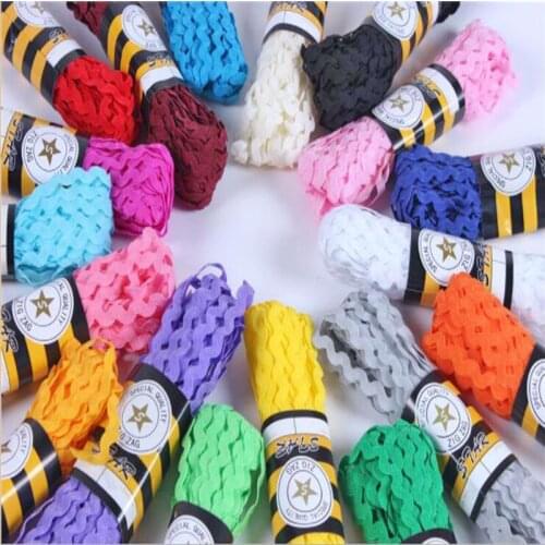 15yard/lot S Shaped Curve Wavy Lace Trim Ribbon Handmade Hat Curtain Pillow DIY Sewing Crafts Wedding Party Decorations