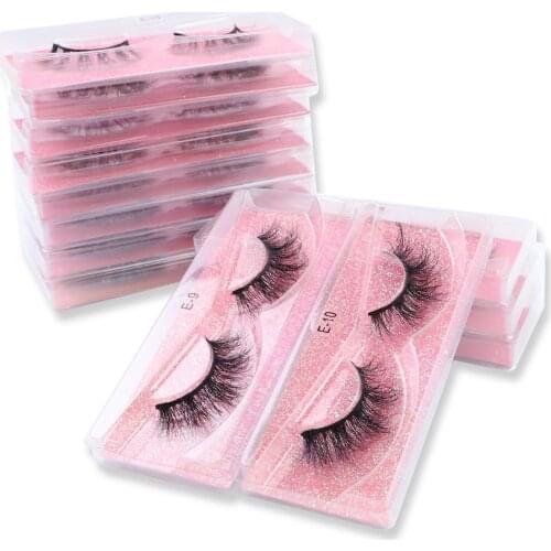 TDANCE Wholesale 3D Mink Lash 20/30/50/100 Pairs Cruelty Free Lashes False Eyelash Reusable Natural Eyelashes Fake Lashes Makeup