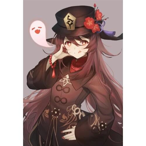 5D DIY Round\Square Diamond painting Video Game Genshin Impact Diamond Embroidery Cross Stitch wall Decoration mosaic craft