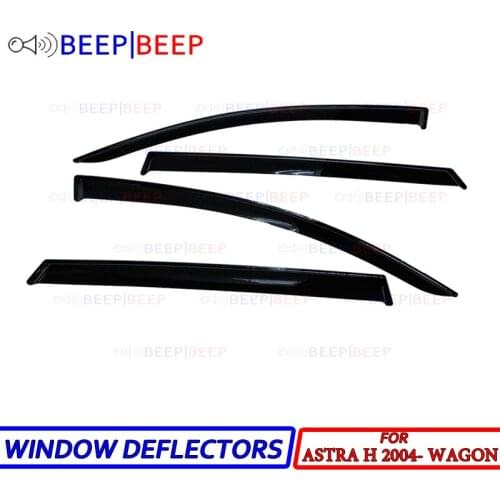 For Opel Astra H 2004- Wagon car window deflectors sun guard rain wind vent visor cover car styling accessories