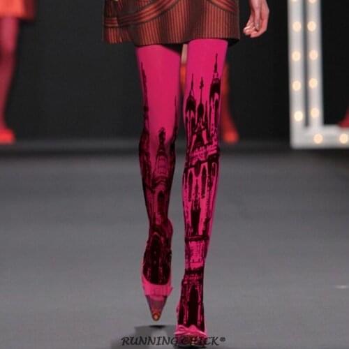 House Printed Velvet Pantyhose Thickness