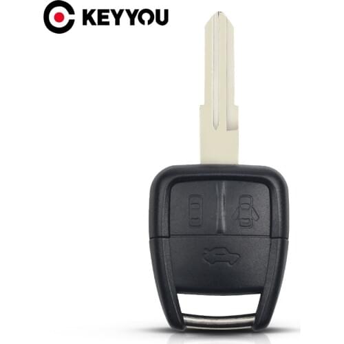 KEYYOU 3 Button Car Key Remote Control Key Shell Case Fob Cover For Chevrolet Cruze Aveo With YM-28/HU100/HU46/HU43 Key Blade