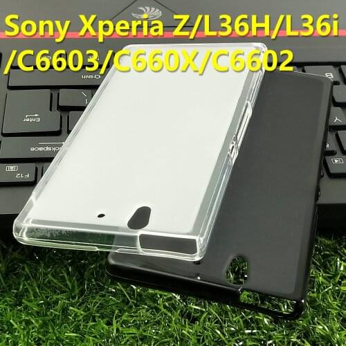 For Sony Xperia Z/L36h/C6603/C660X/L36i/C6602 Phone Case Back Cover pudding Cover Matte Soft Case Protective Shell