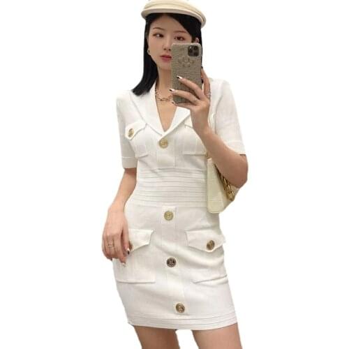 Fuyubetter Summer Dresses With Buttons